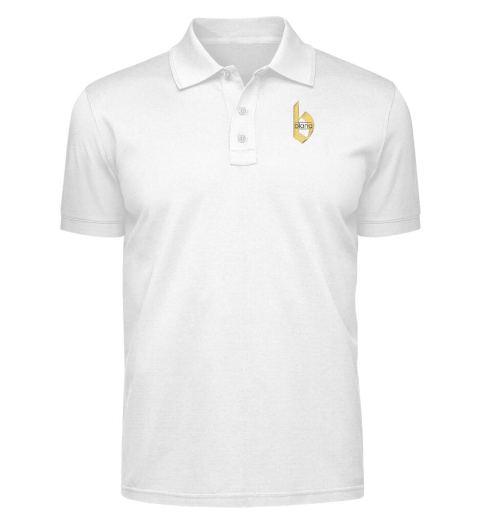 Blanq Logo Stick Gold - Polo Shirt-3